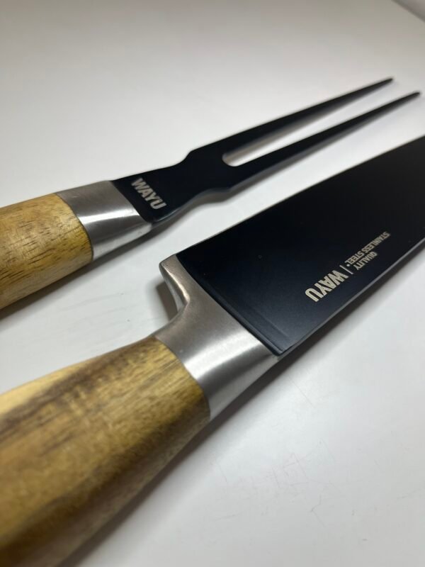 Cuchillo y Tenedor Wayu Cuchillo y Tenedor Wayu + caja