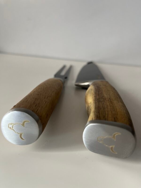 Cuchillo y Tenedor Wayu + caja Cuchillo y Tenedor Wayu + caja