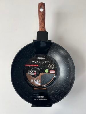 Sarten wok 28cm Granite Line Keep