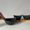 Set 3 Bowls de Cerámica + Bandeja de Bamboo