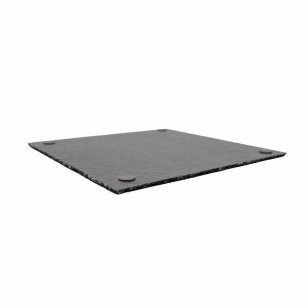 plato cuadrado piedra Plato cuadrado piedra pizarra 25×25 cm