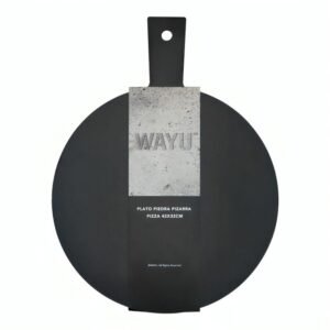 Plato de Pizza Piedra Pizarra 42x32cm Wayu