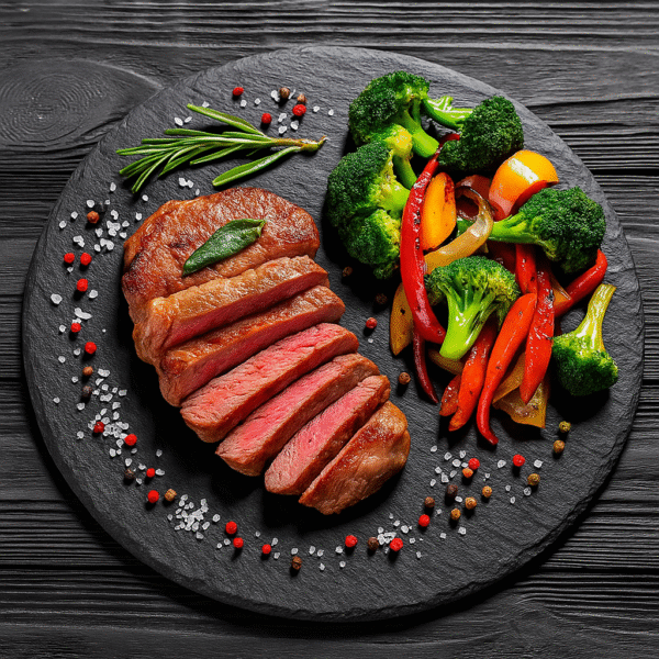 Plato Redondo Piedra Pizarra 25cm Wayu