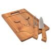 Set Parrillero Wayu Tabla Cuchillo Pincho